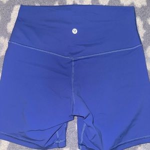 Lululemon align high rise short 6” wild indigo